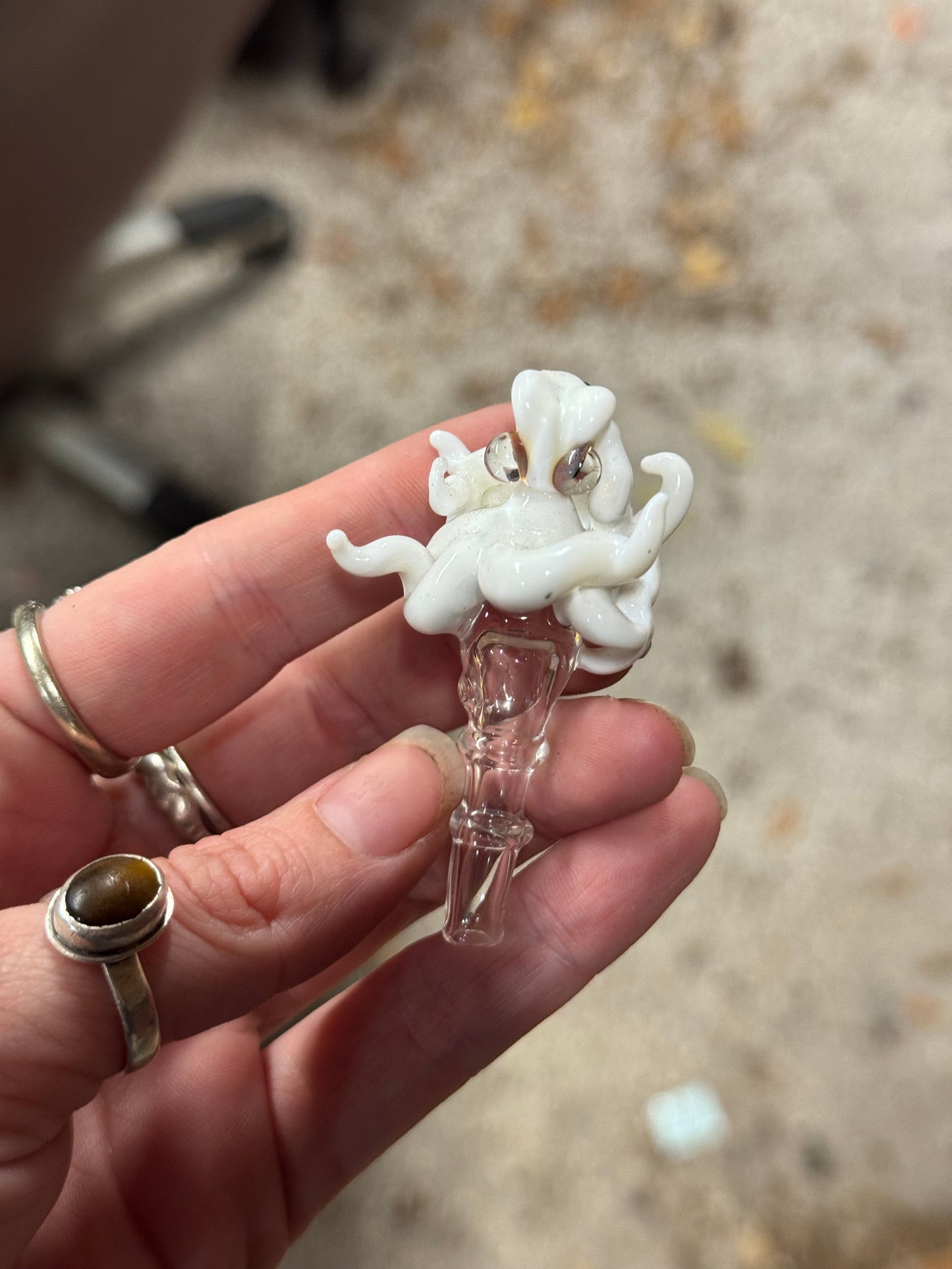 Octopus joystick, fully sculpted