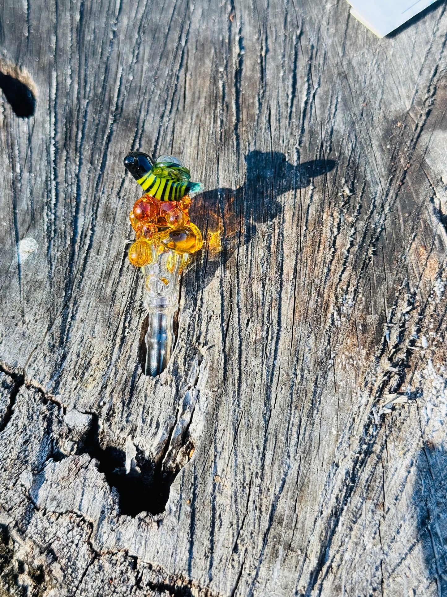 Bee with honey drips joystick