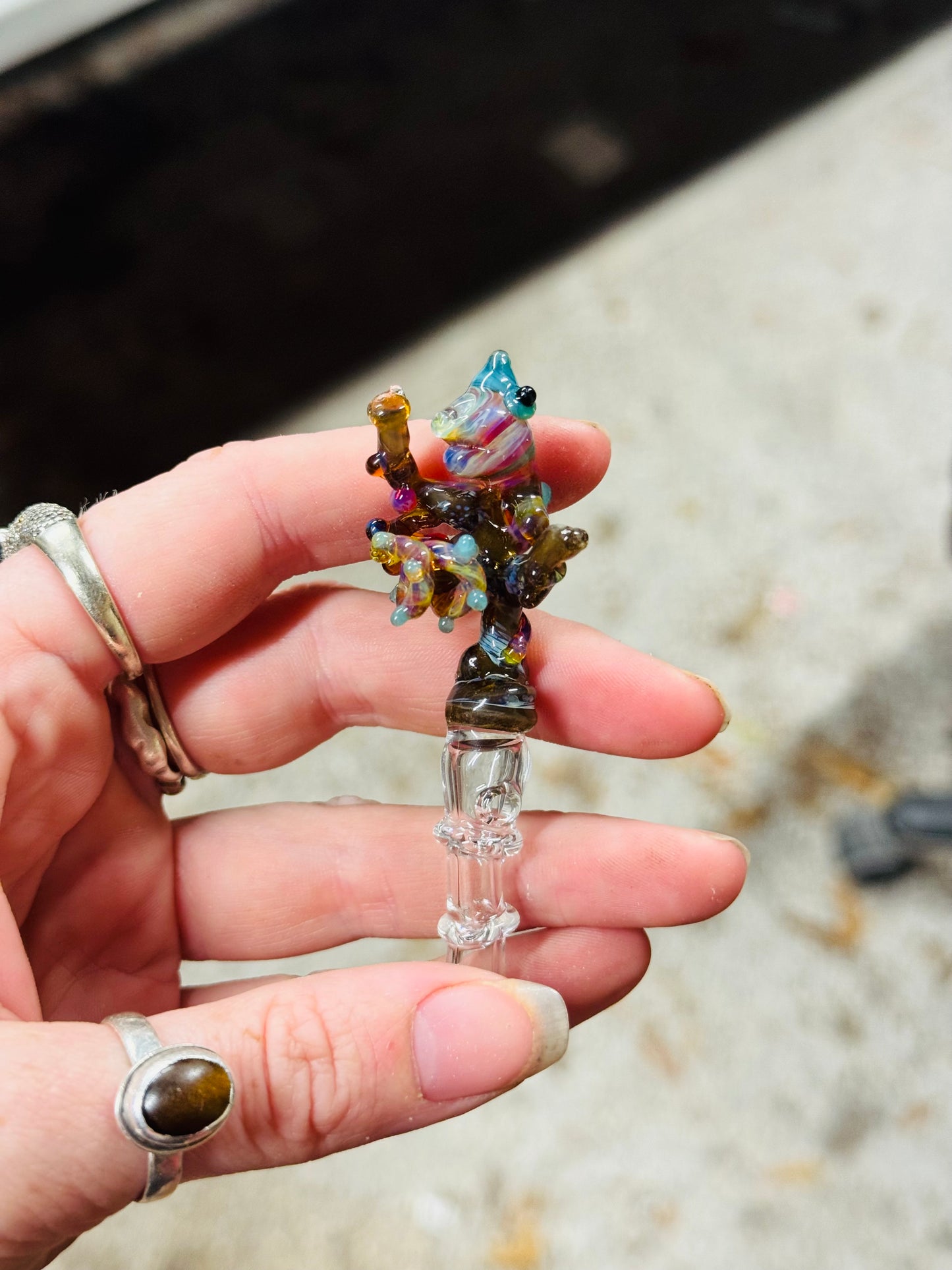 Chameleon on a stick joystick
