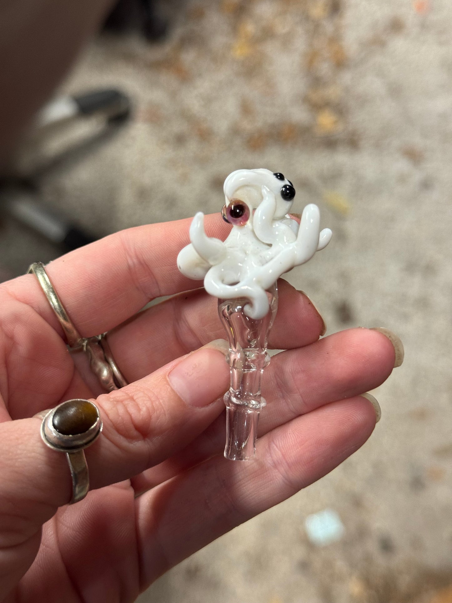 Octopus joystick, fully sculpted